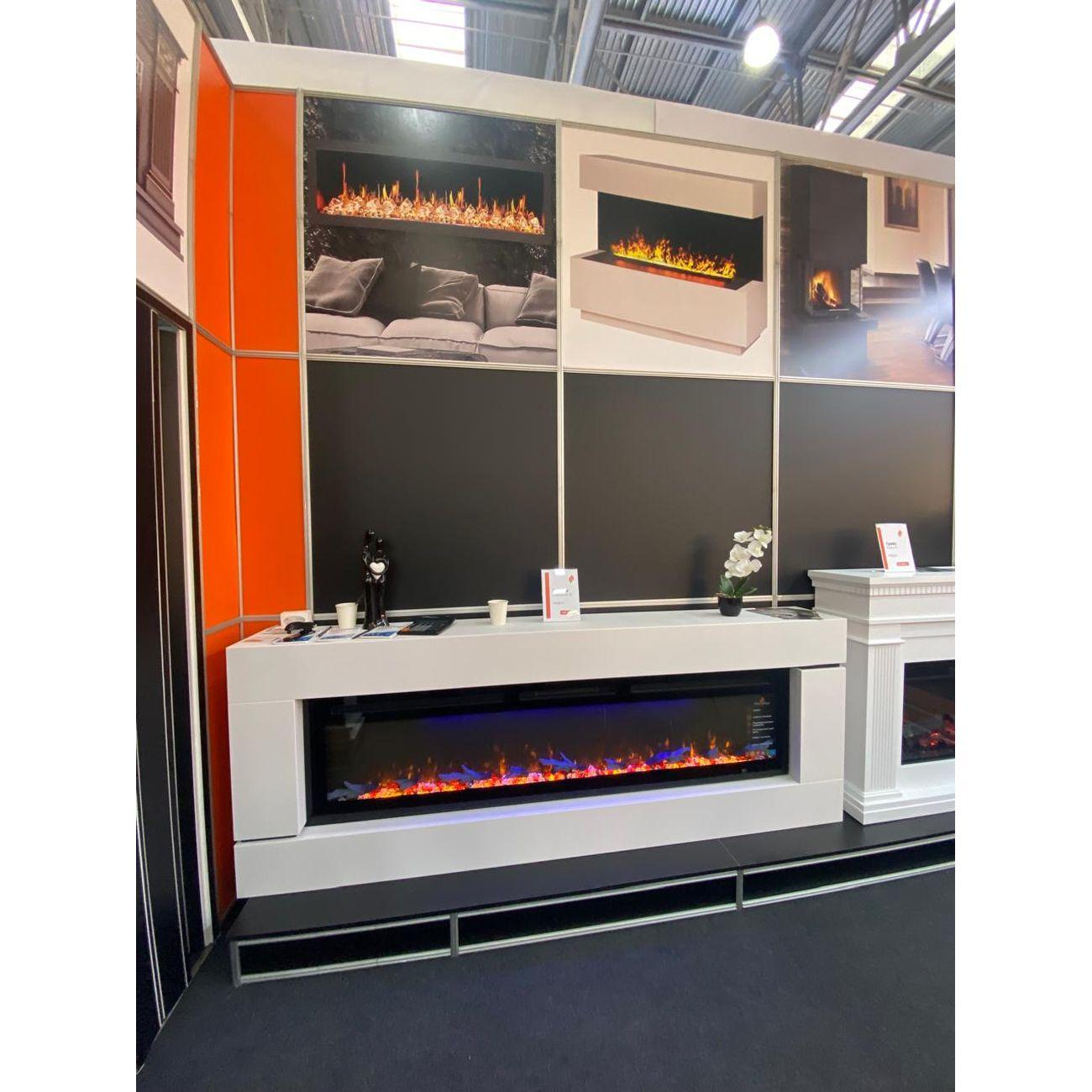 Камин электрический Inter Flame Паркер белый FreeSpace 75