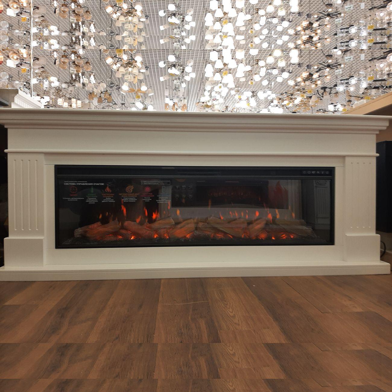 Камин электрический Inter Flame Вермонт бежевый FreeSpace 60