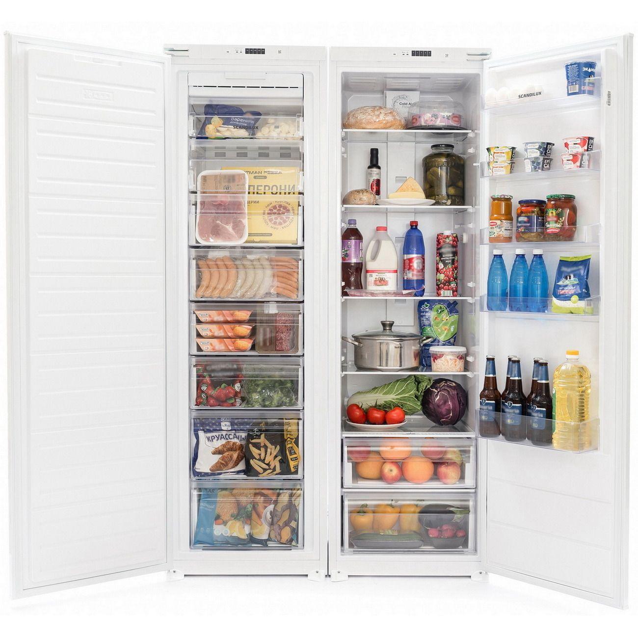 Встраиваемый холодильник (Side-By-Side) Scandilux SBSBI303EZ