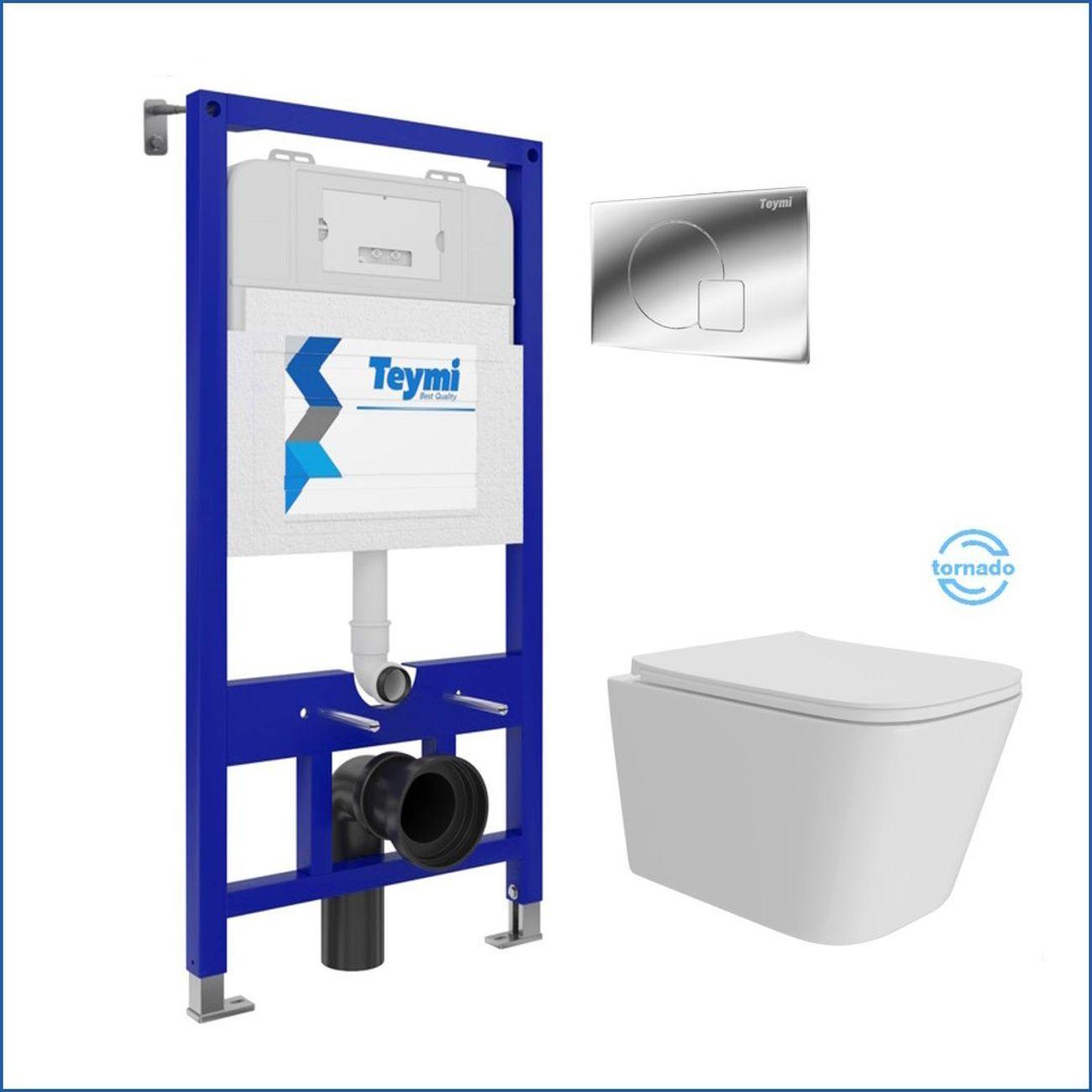 Унитаз Teymi Helmi Pro Vortex F16179