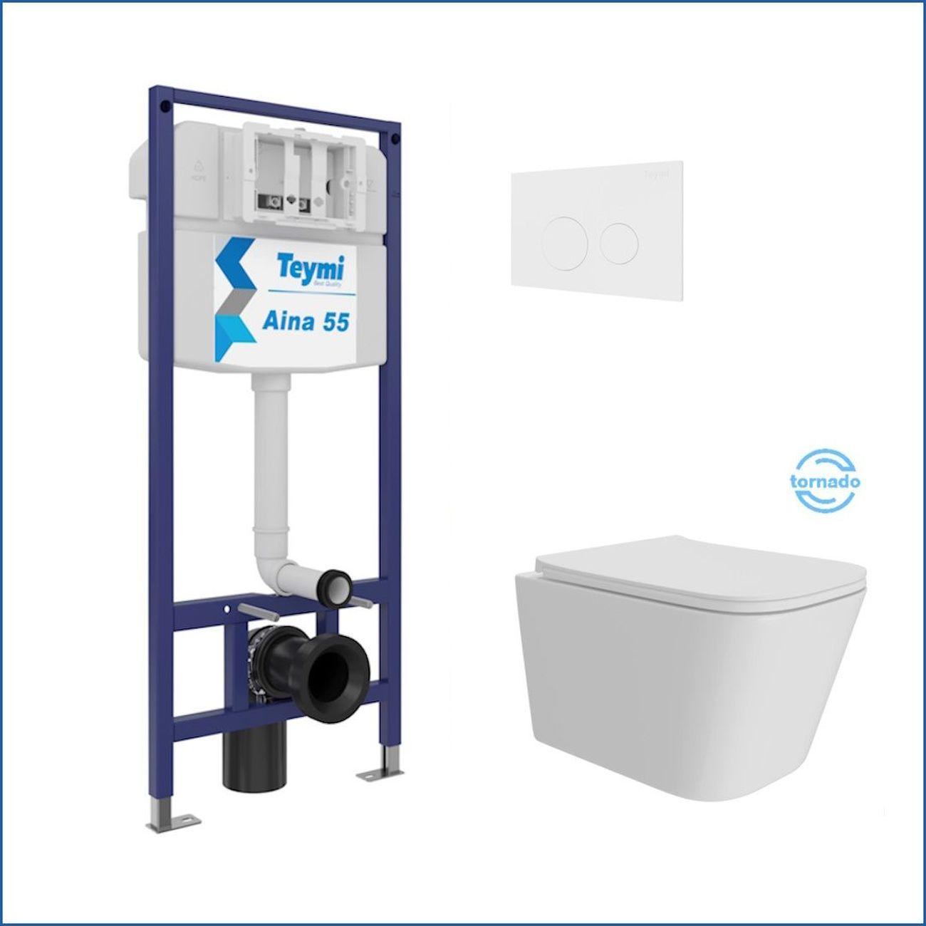 Унитаз Teymi Helmi Pro Vortex F16212