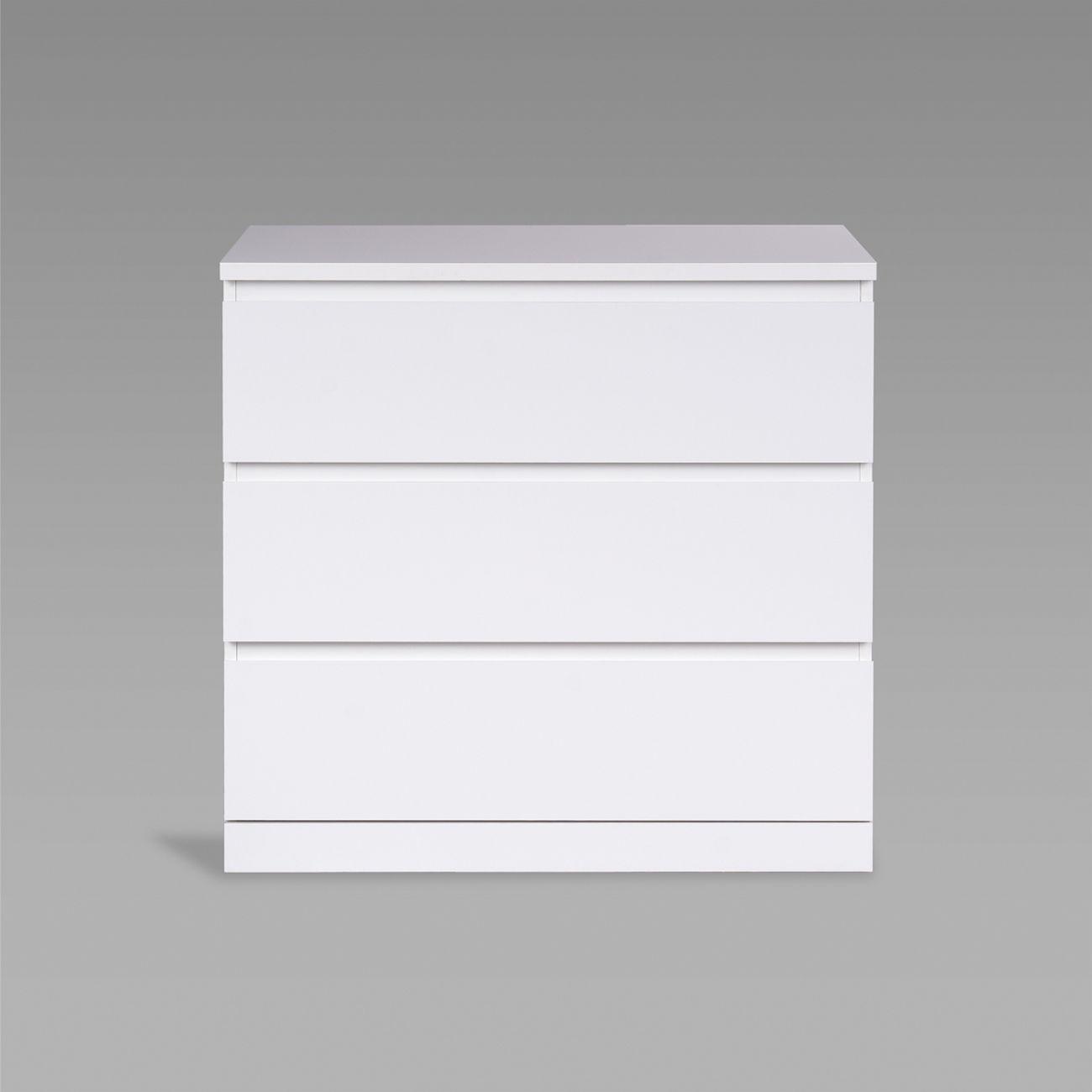 Комод Гуд Лакк Варма Прайм 3 80x77x48, белый