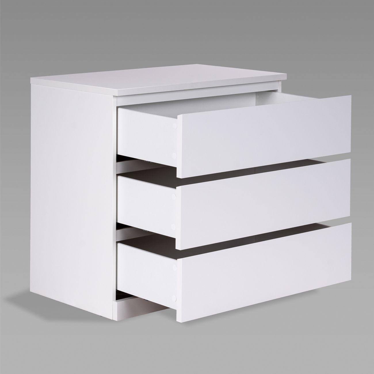 Комод Гуд Лакк Варма Прайм 3 80x77x48, белый