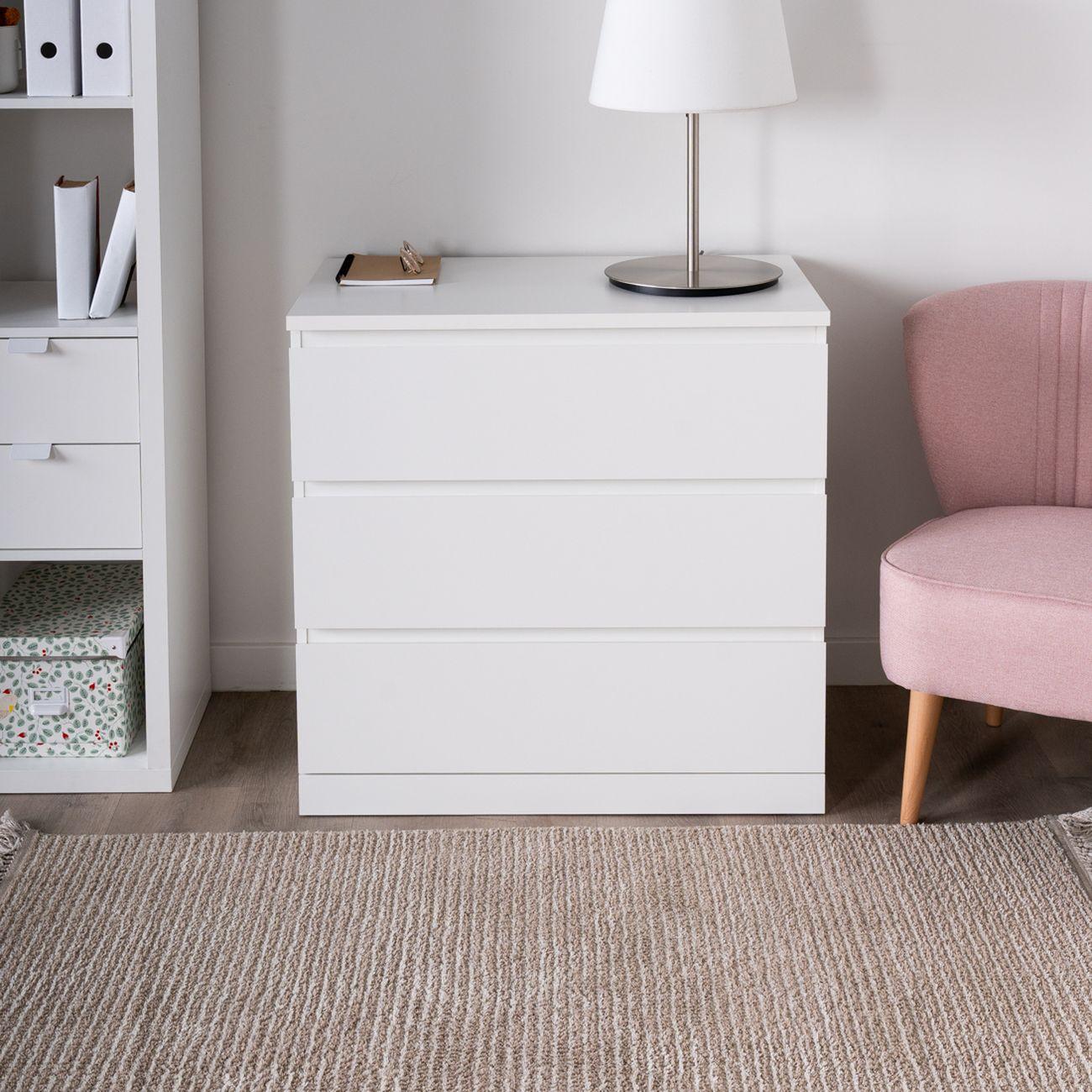 Комод Гуд Лакк Варма Прайм 3 80x77x48, белый