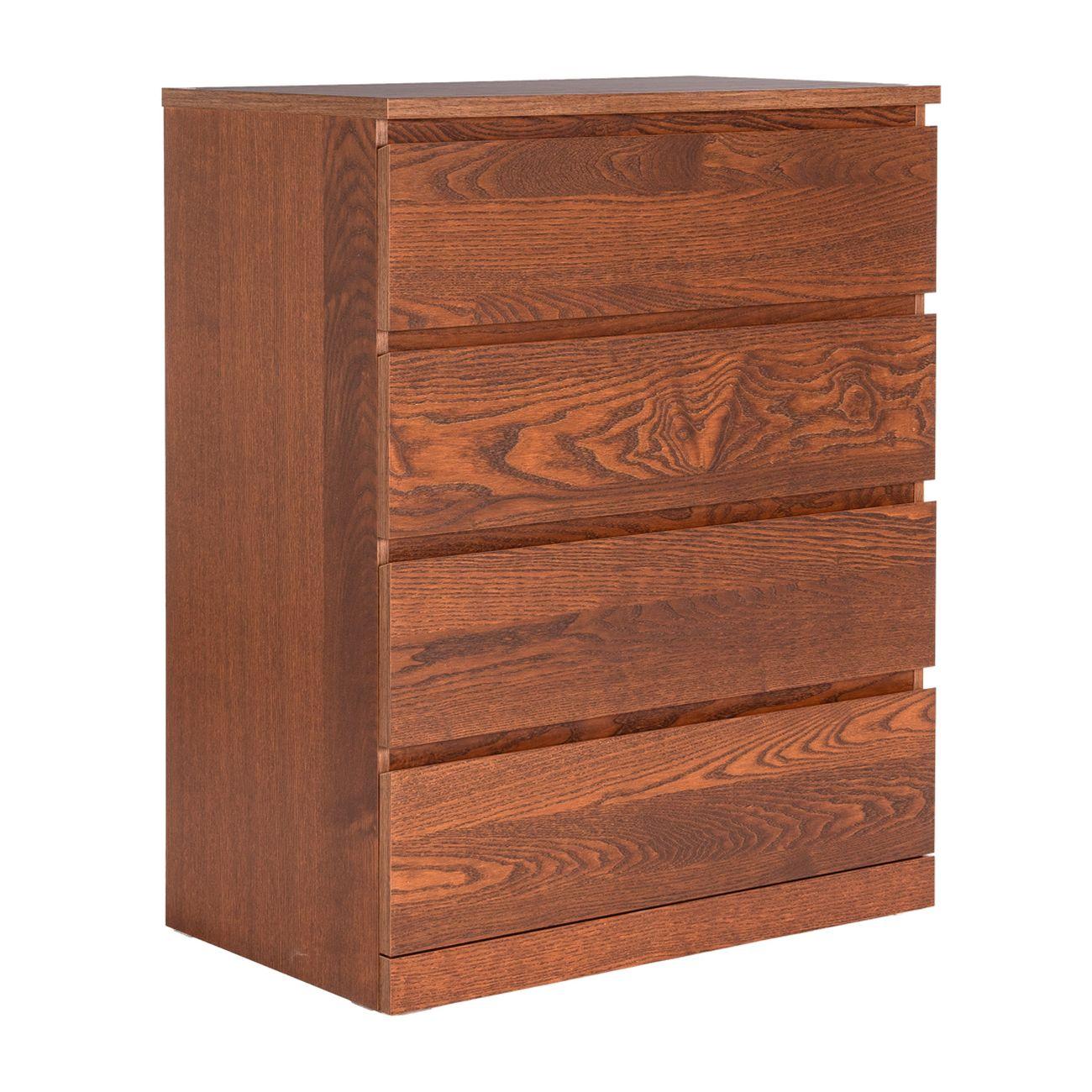 Комод Гуд Лакк Варма Прайм 4 80x100x48 шпон ясень коричневый