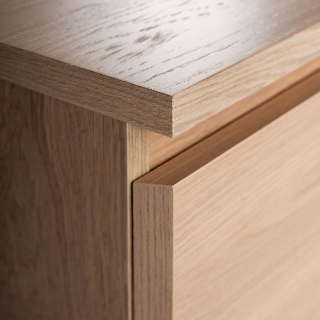 Комод Гуд Лакк Варма Прайм 6Д 160x77x48, шпон дуб беленый