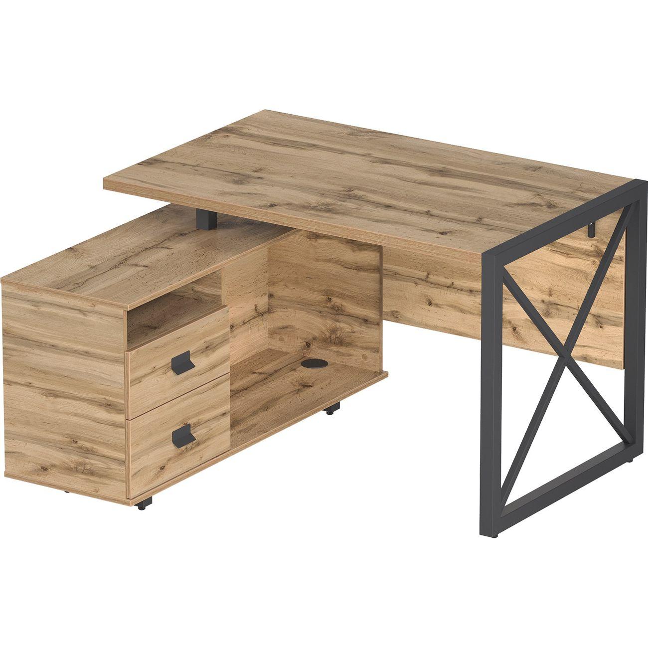 Стол журнальный Калифорния Хардвиг 1200 ЛДСП дуб вотан