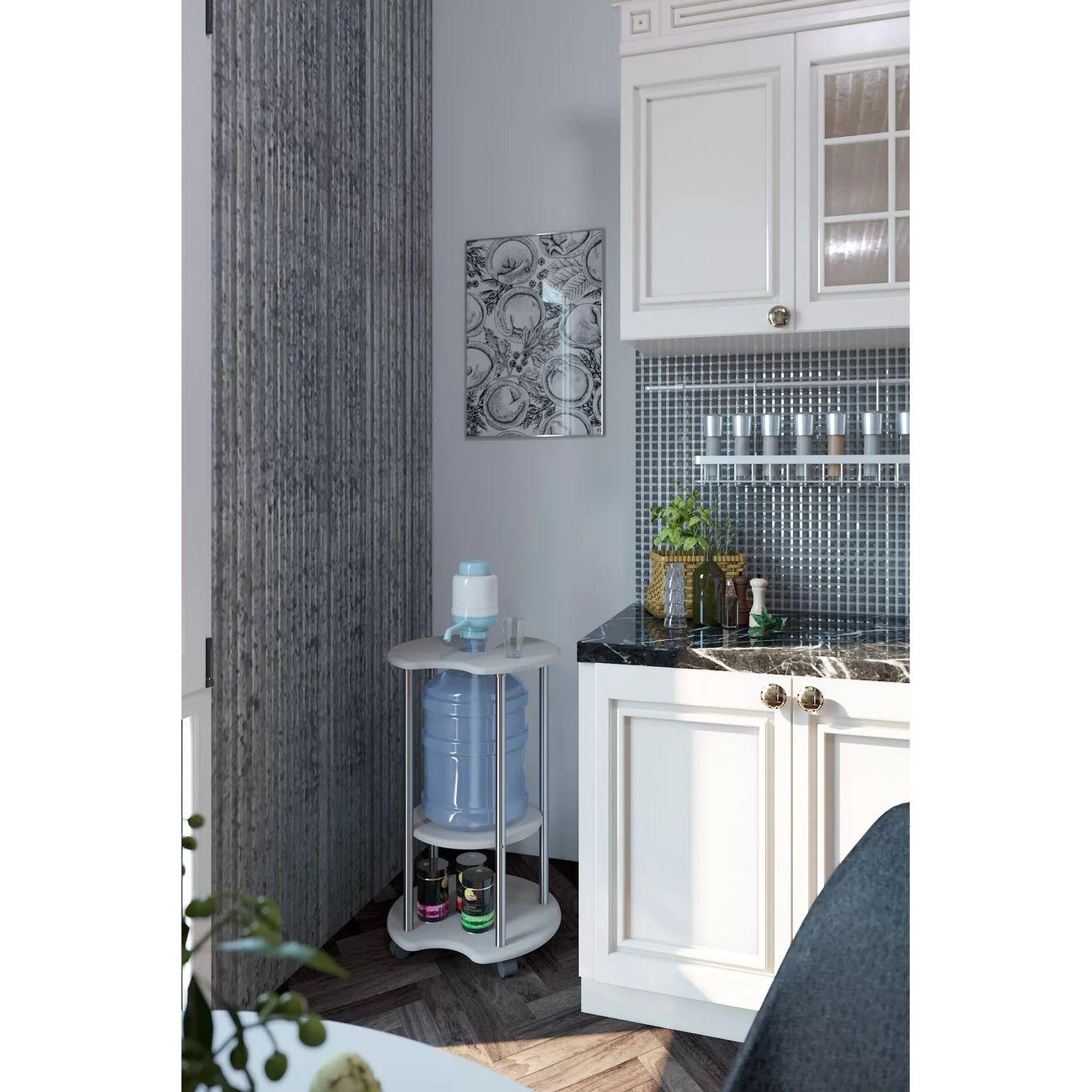 Стеллаж Калифорния дуб беленый