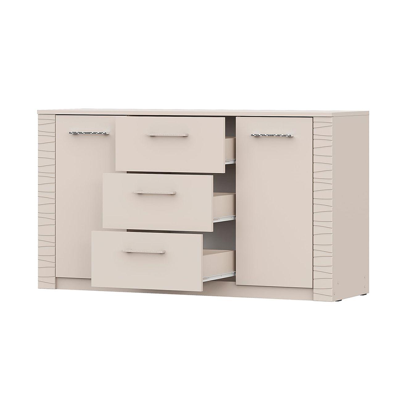 Комод Арника мебель Калипсо двухстворчатый, Бежевый