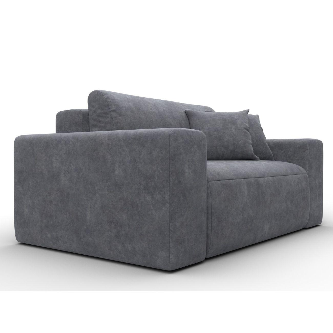 Кресло Лига Диванов Лига-036 НПБ, велюр BRUT 16 темно-серый