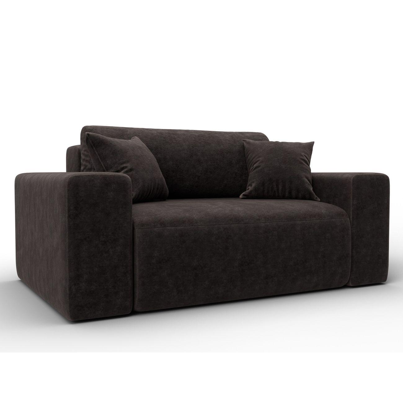 Кресло Лига Диванов Лига-036 НПБ, велюр BRUT 17 коричневый