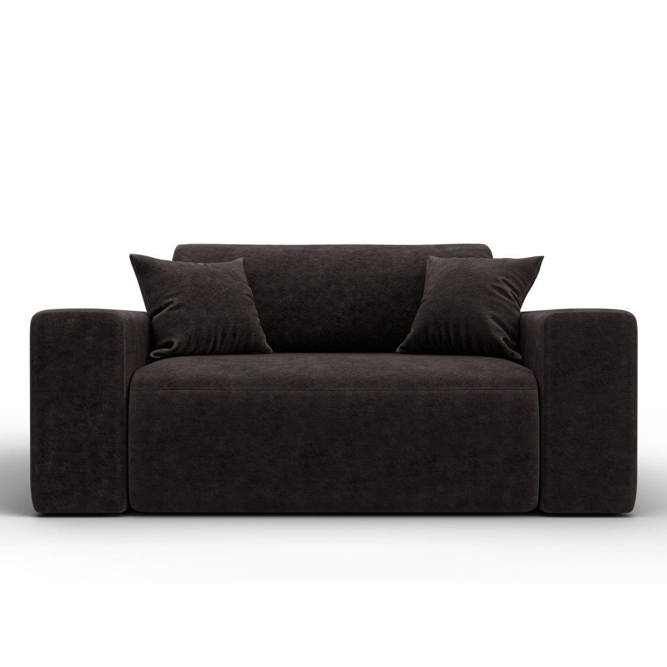 Кресло Лига Диванов Лига-036 НПБ, велюр BRUT 17 коричневый