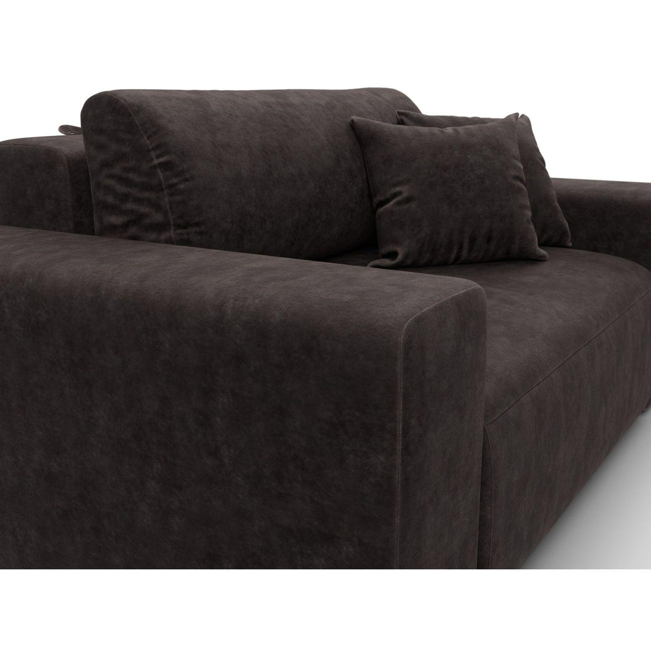 Кресло Лига Диванов Лига-036 НПБ, велюр BRUT 17 коричневый