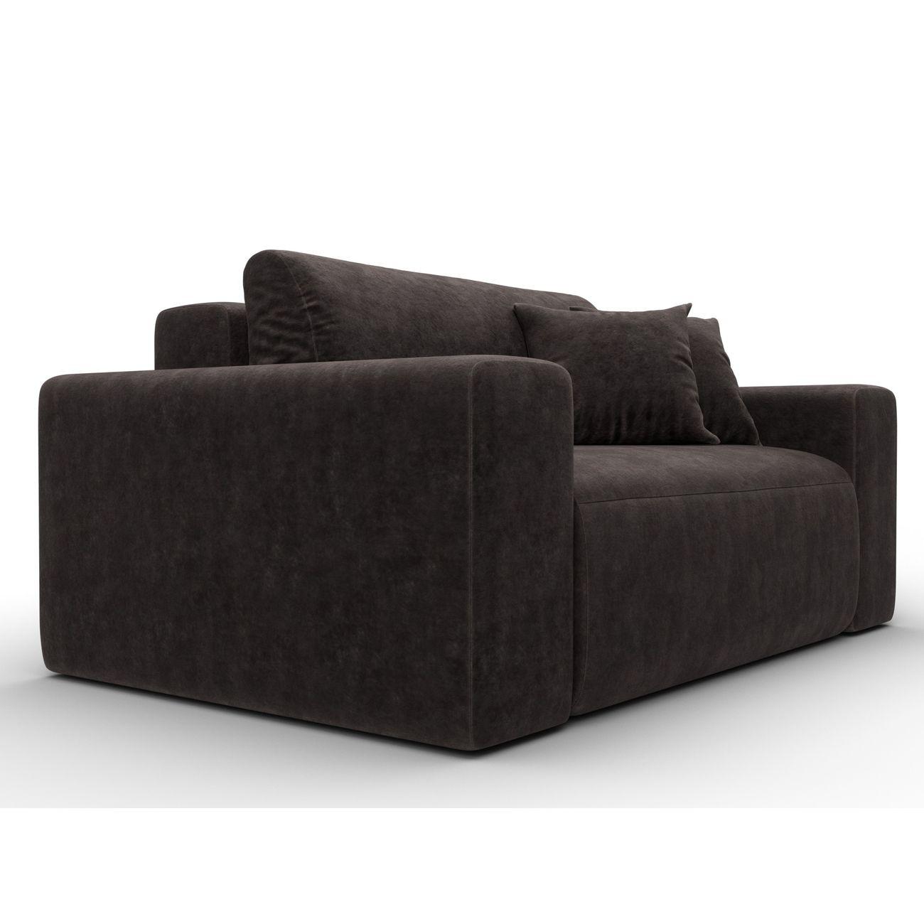 Кресло Лига Диванов Лига-036 НПБ, велюр BRUT 17 коричневый