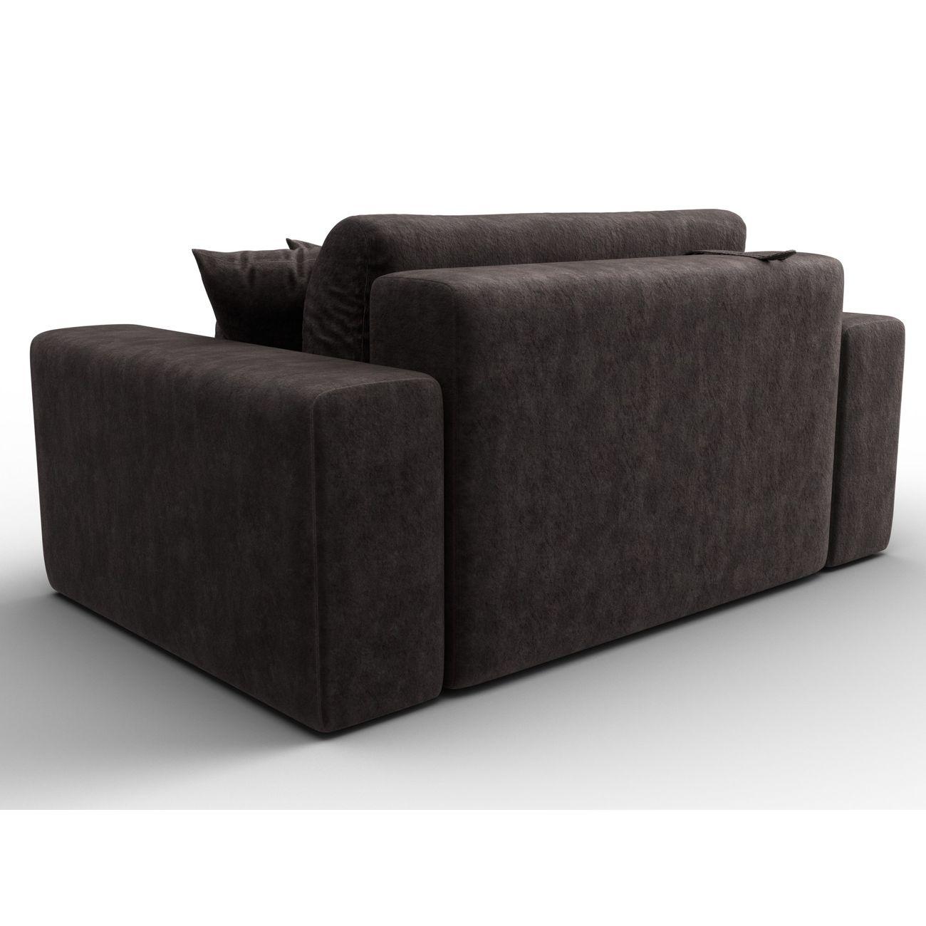 Кресло Лига Диванов Лига-036 НПБ, велюр BRUT 17 коричневый