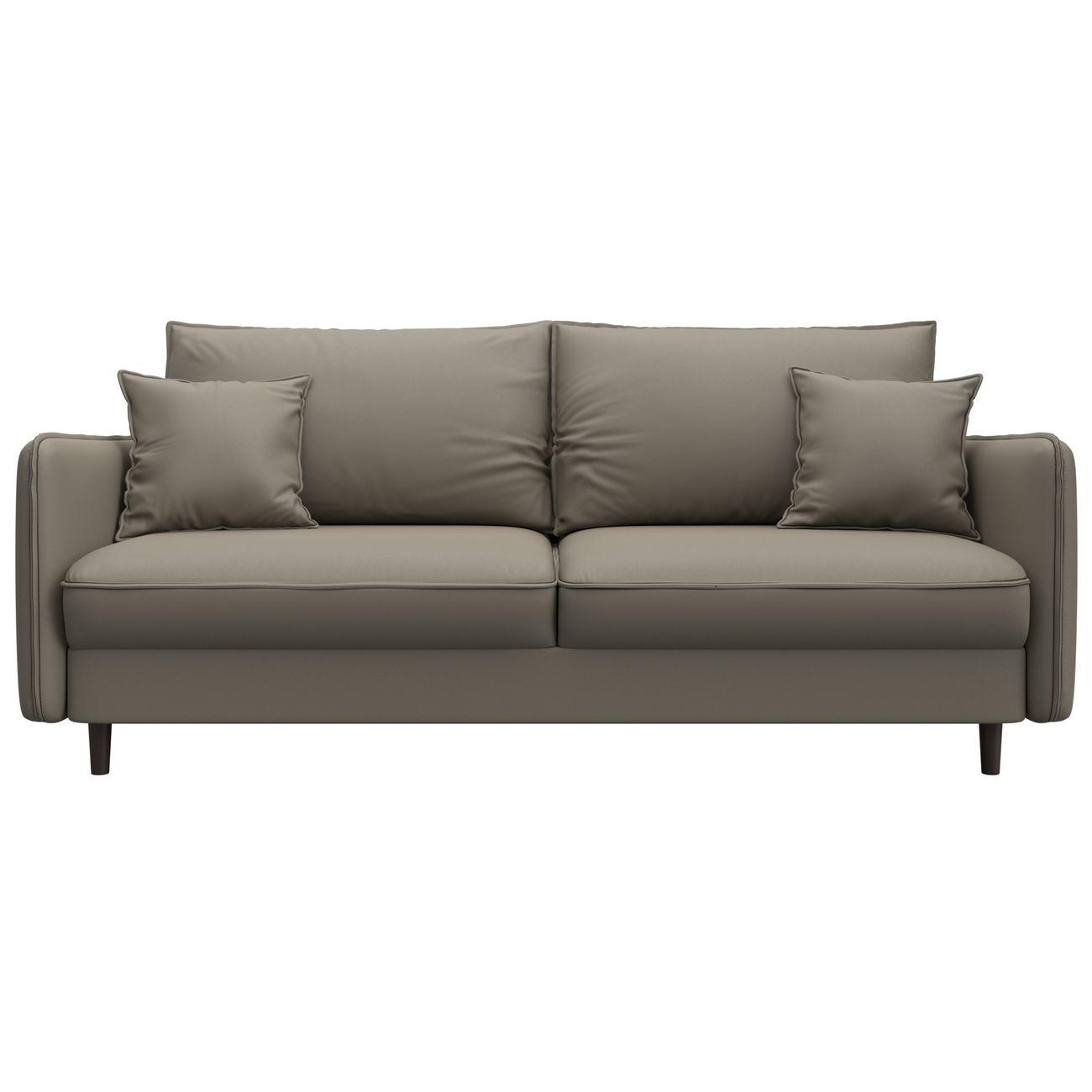 Диван Лига Диванов прямой Лига-064 НПБ, экокожа GRIFON 04 бежевый