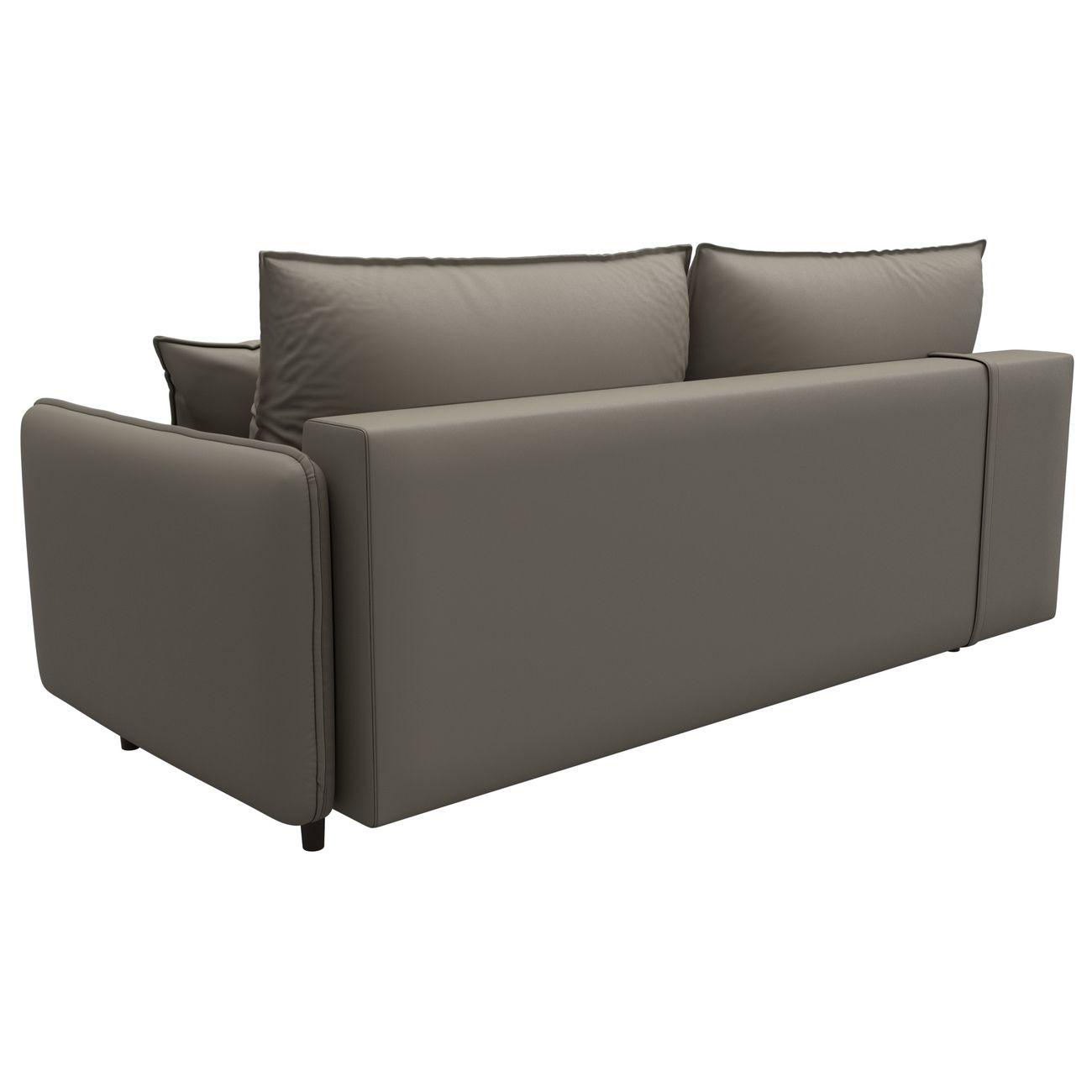 Диван Лига Диванов прямой Лига-064 НПБ, экокожа GRIFON 04 бежевый