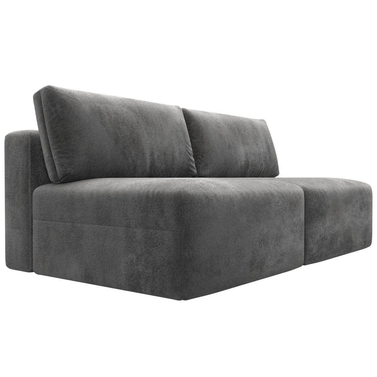 Диван Лига Диванов прямой Лига-060 НПБ, велюр TOWER 10 серый