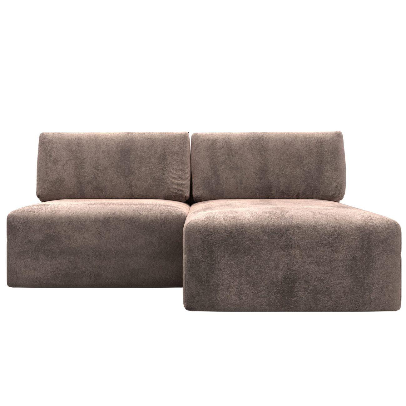 Диван Лига Диванов угловой Лига-060 НПБ, велюр TOWER 05 бежевый