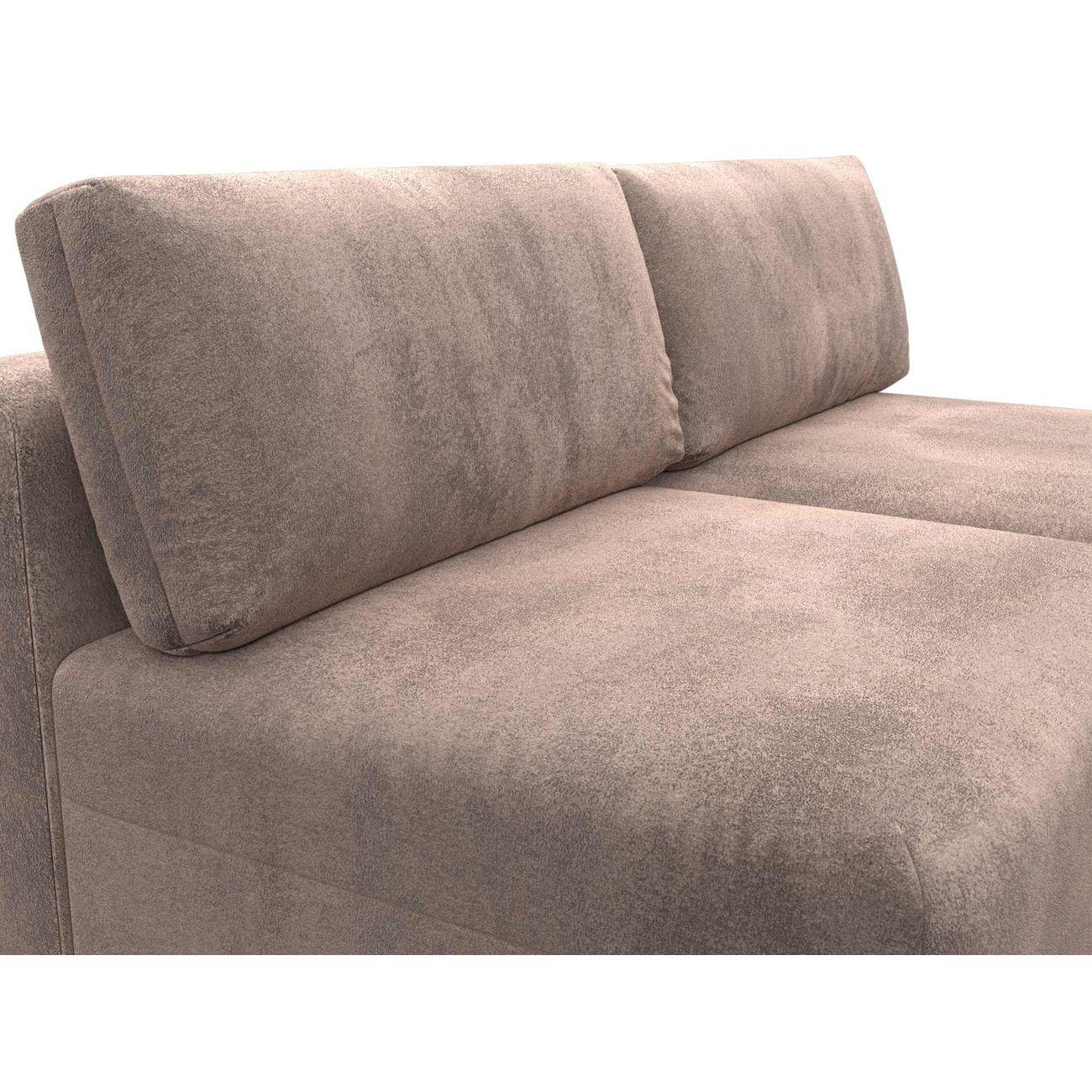 Диван Лига Диванов угловой Лига-060 НПБ, велюр TOWER 05 бежевый