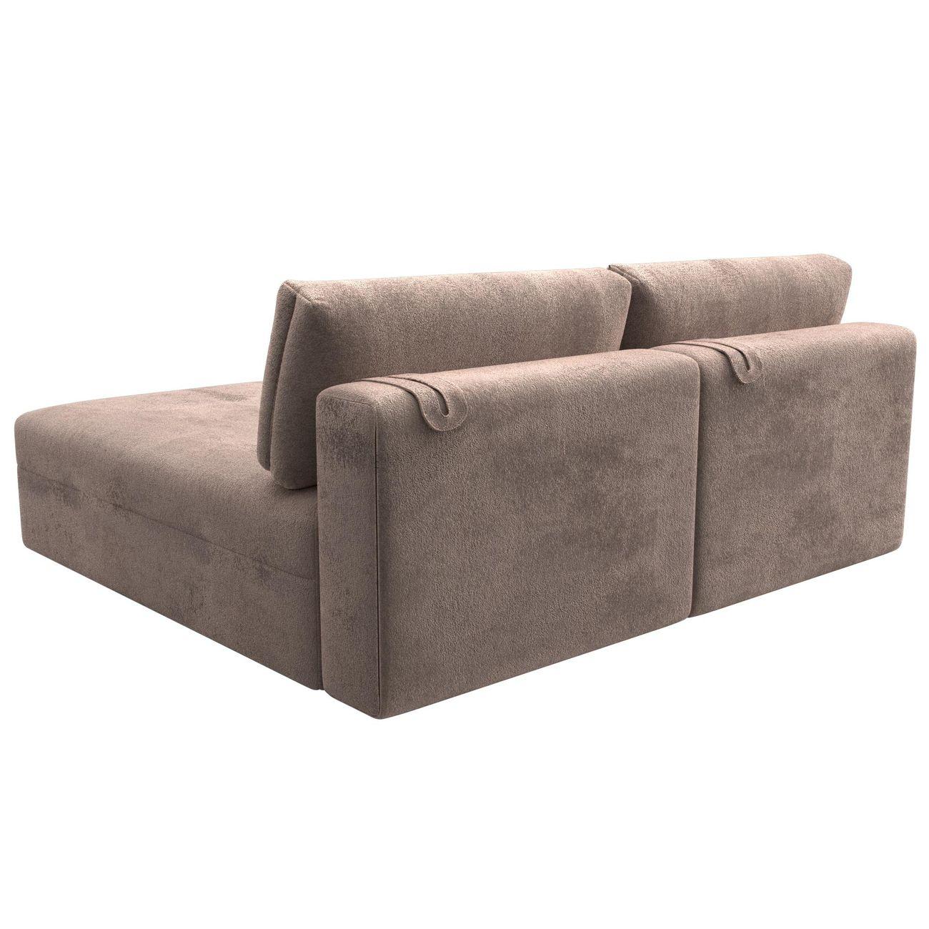 Диван Лига Диванов угловой Лига-060 НПБ, велюр TOWER 05 бежевый