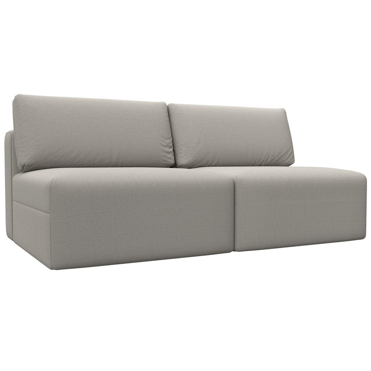 Диван Лига Диванов прямой Лига-060 НПБ, рогожка Амур 02 бежевый