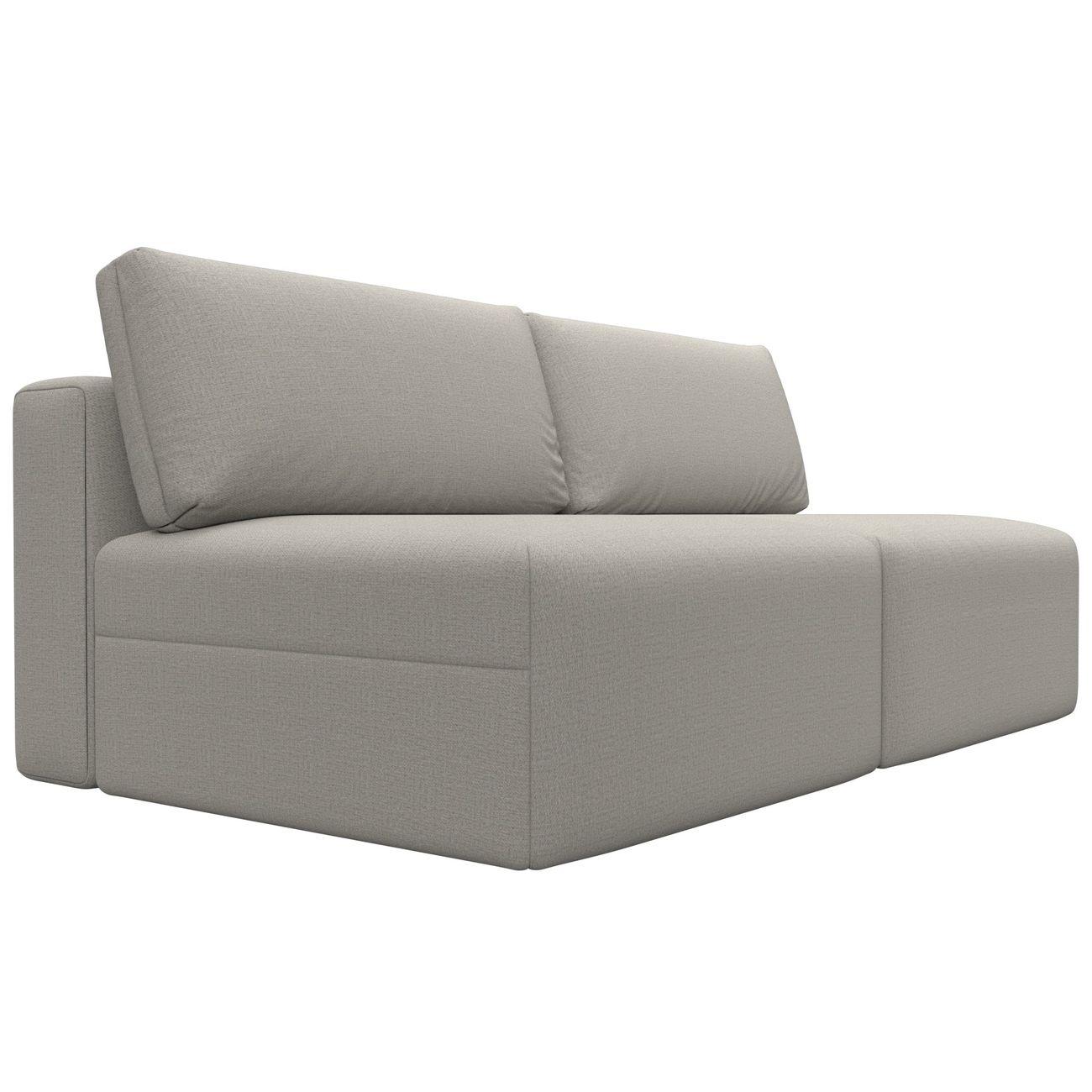 Диван Лига Диванов прямой Лига-060 НПБ, рогожка Амур 02 бежевый