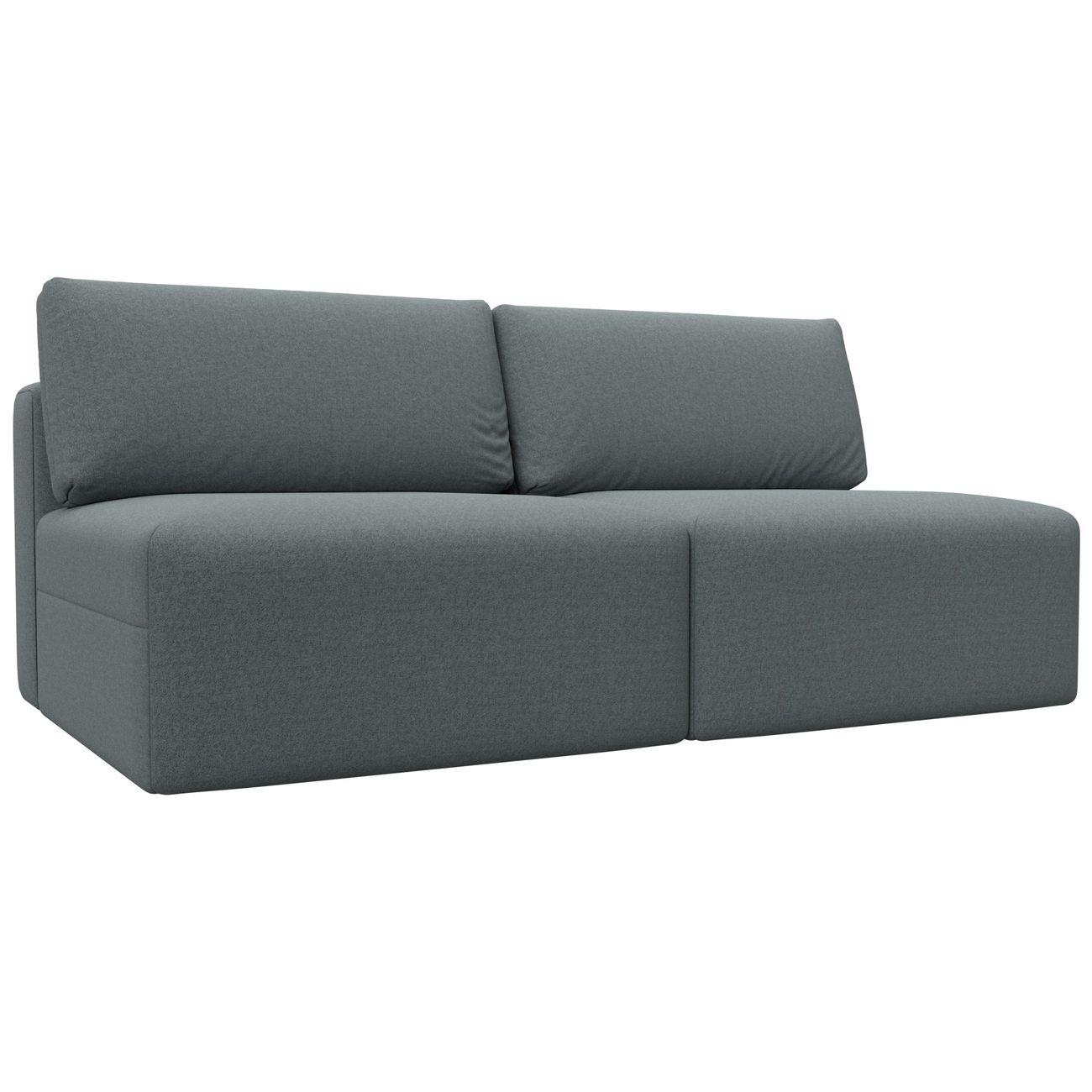 Диван Лига Диванов прямой Лига-060 НПБ, рогожка Амур 07 серый