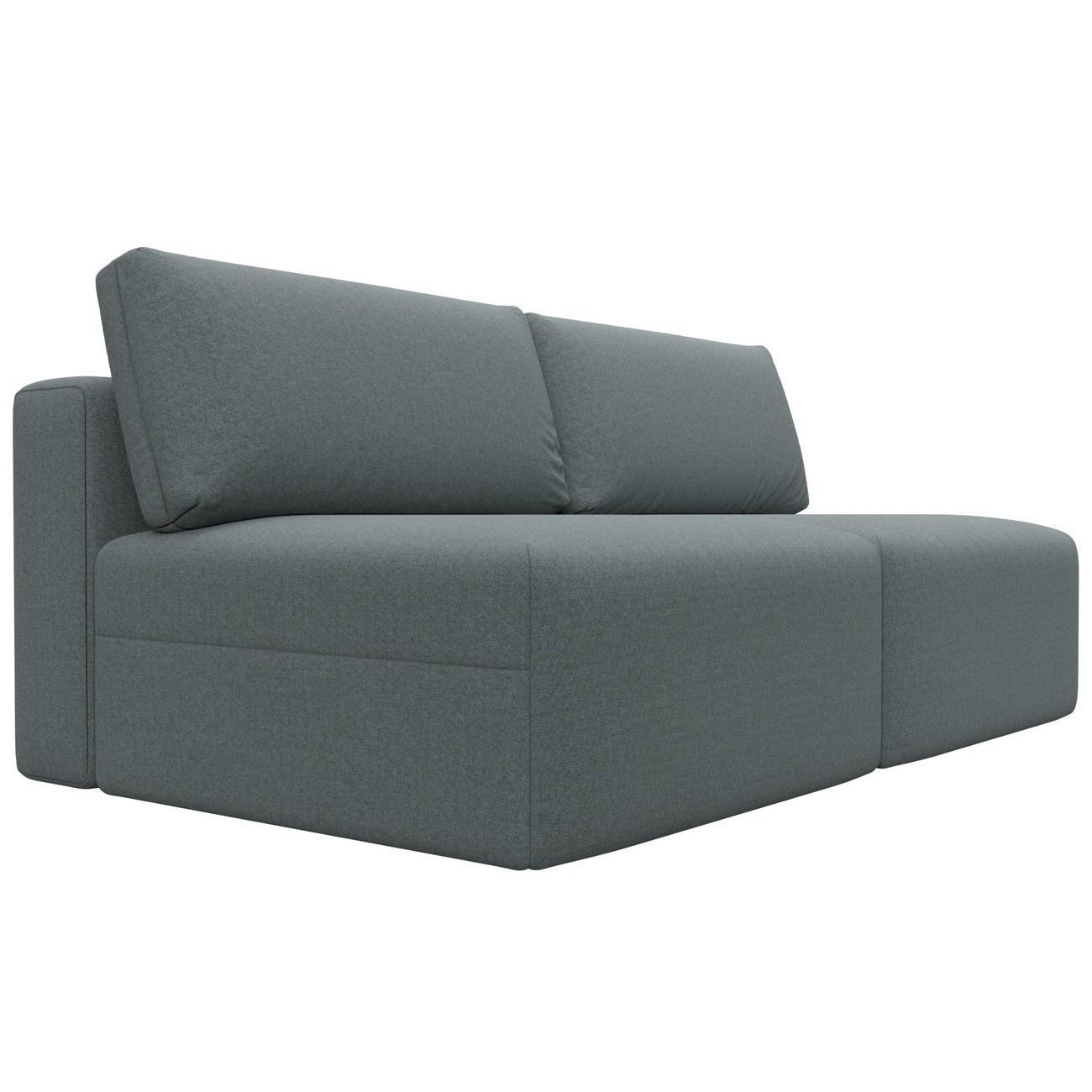 Диван Лига Диванов прямой Лига-060 НПБ, рогожка Амур 07 серый