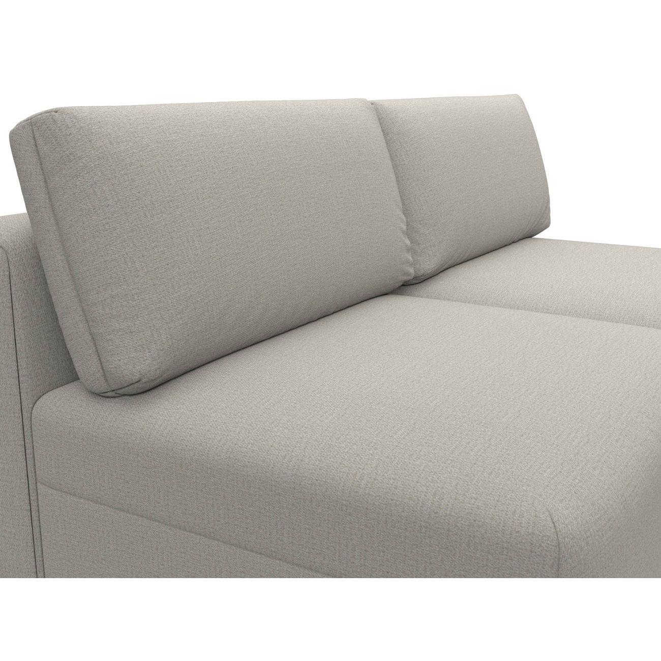 Диван Лига Диванов угловой Лига-060 НПБ, рогожка Амур 02 бежевый