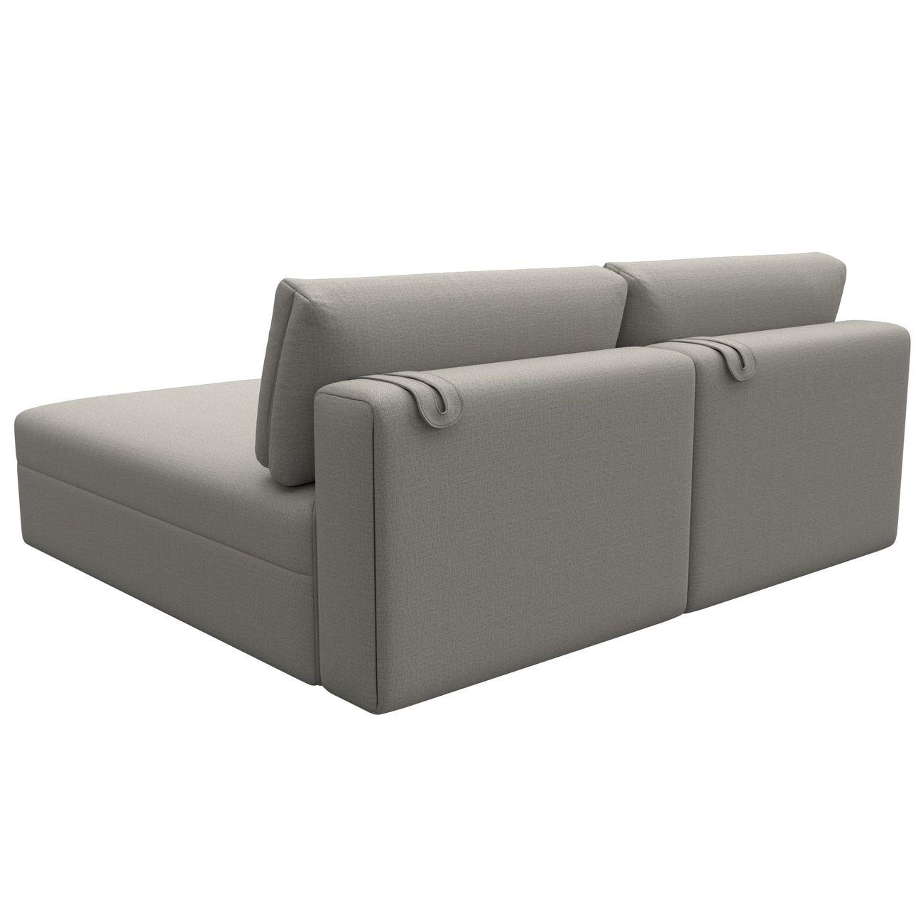 Диван Лига Диванов угловой Лига-060 НПБ, рогожка Амур 02 бежевый