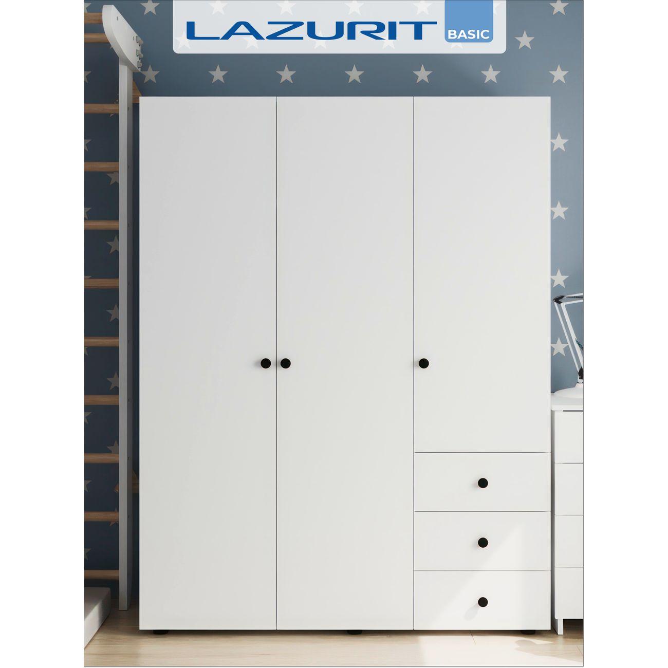 Шкаф LAZURIT мебель Эльбрус белый км0450.д0.01у