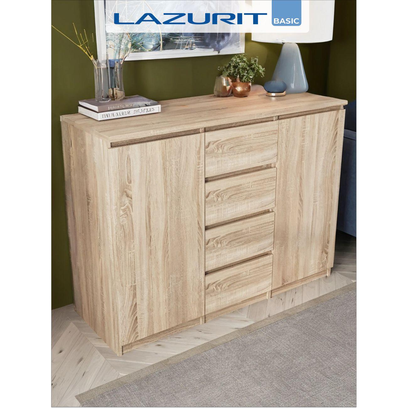 Комод LAZURIT мебель сонома Sven с полками 7909.д0.02у