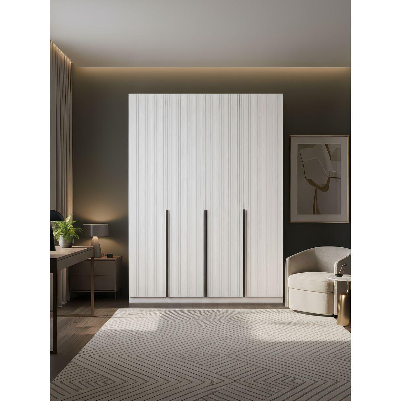 Шкаф Black Red White SZF4D МДФ белый