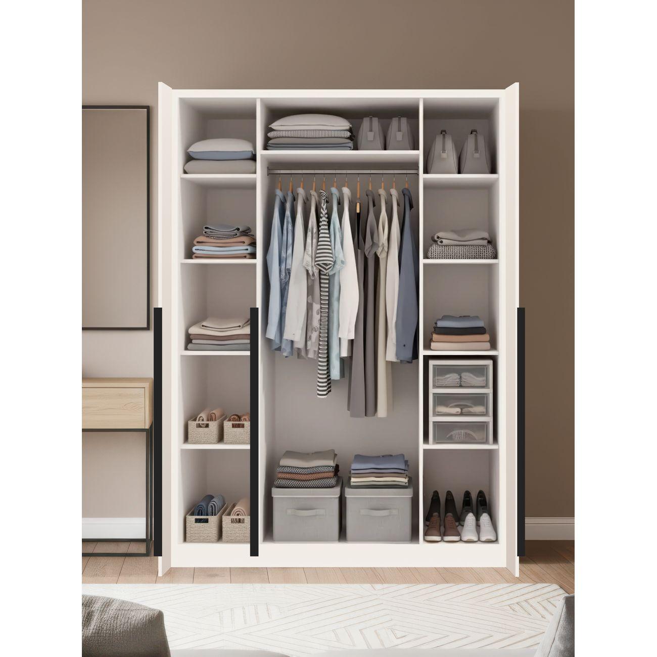 Шкаф Black Red White SZF4D МДФ персидский жемчуг