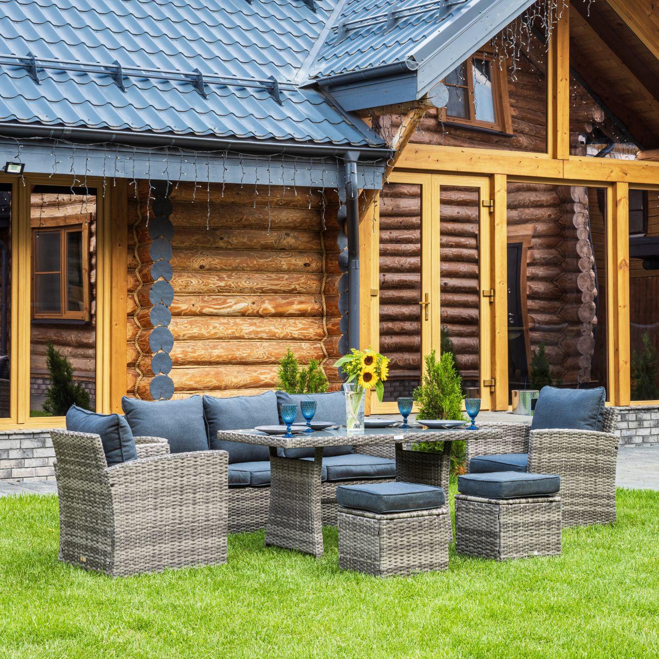 Комплект садовой мебели Royal Family ZOYA серый