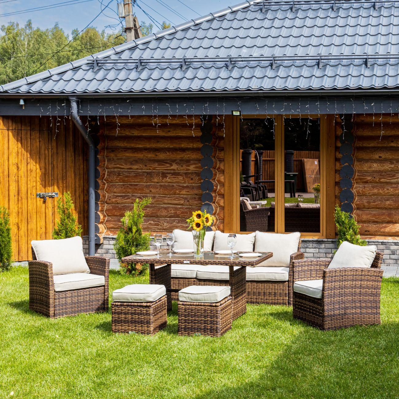 Комплект садовой мебели Royal Family ZOYA коричневый