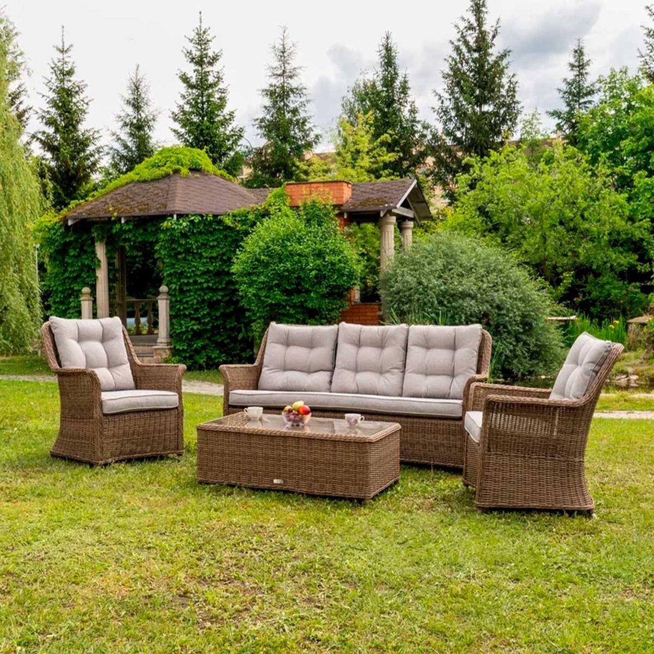 Комплект садовой мебели Royal Family VICTOR лаунж-зона коричневый