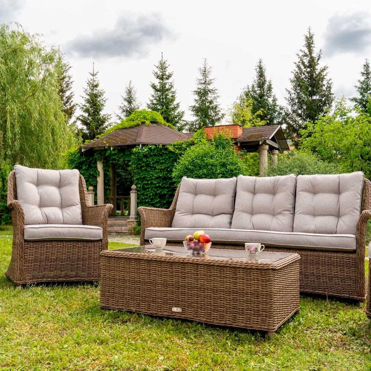 Комплект садовой мебели Royal Family VICTOR лаунж-зона коричневый