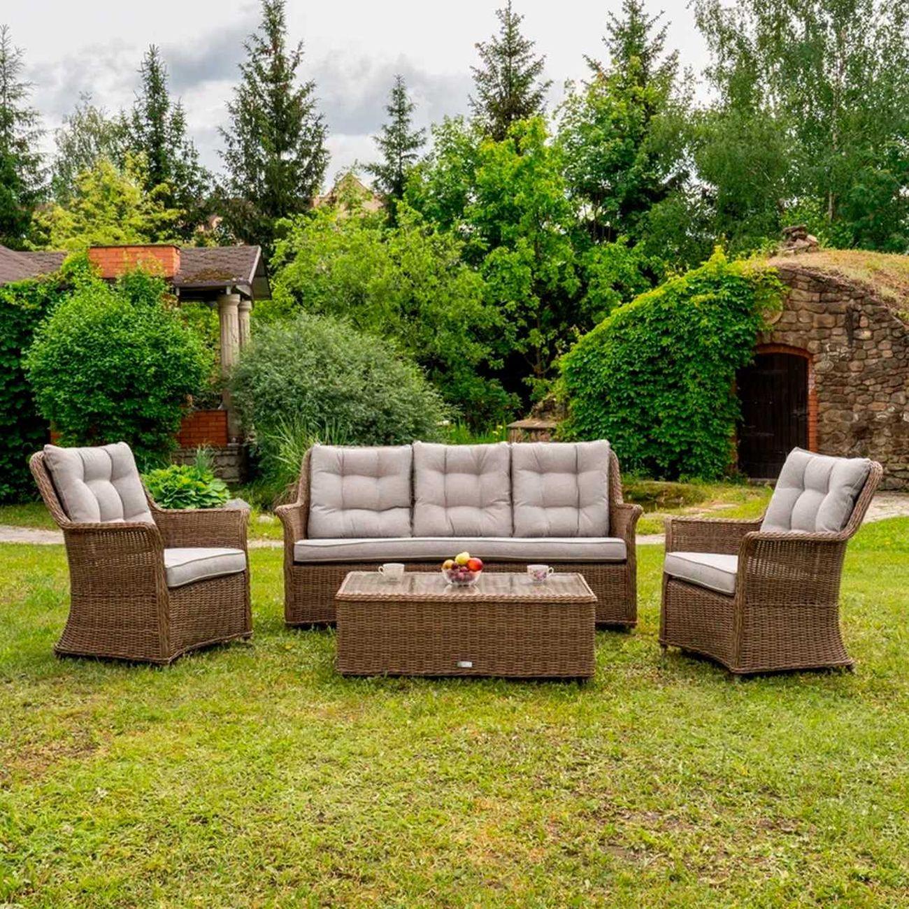 Комплект садовой мебели Royal Family VICTOR лаунж-зона коричневый