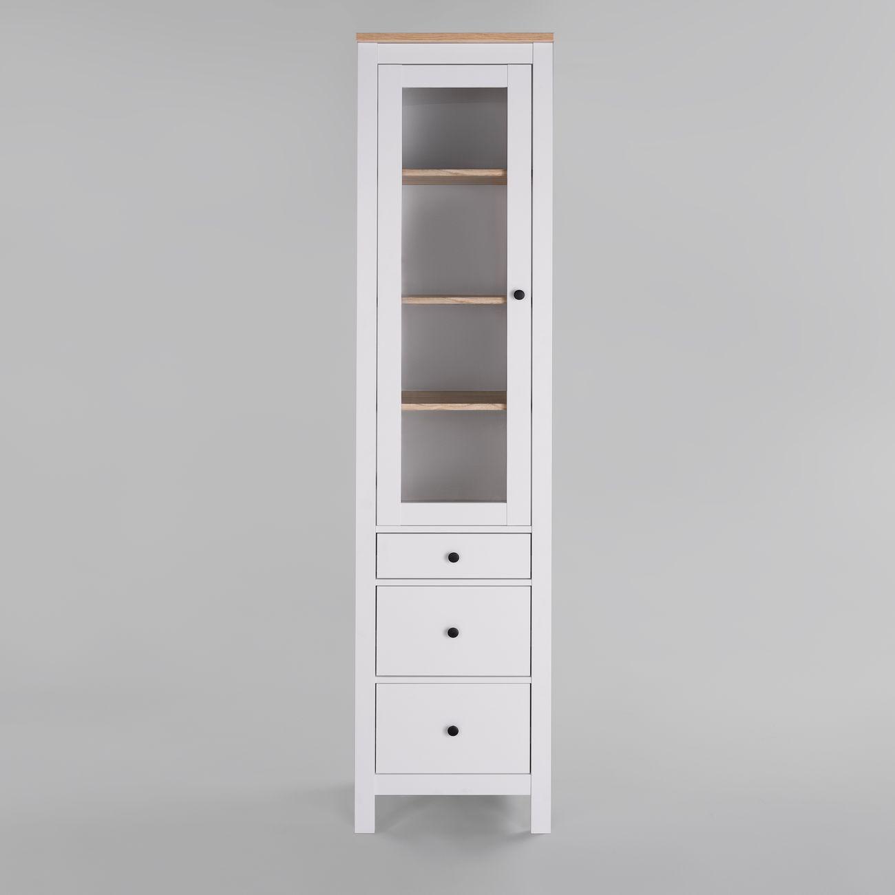 Шкаф Гуд Лакк 2.08.07.120.14 САГА 50 белый/ясень