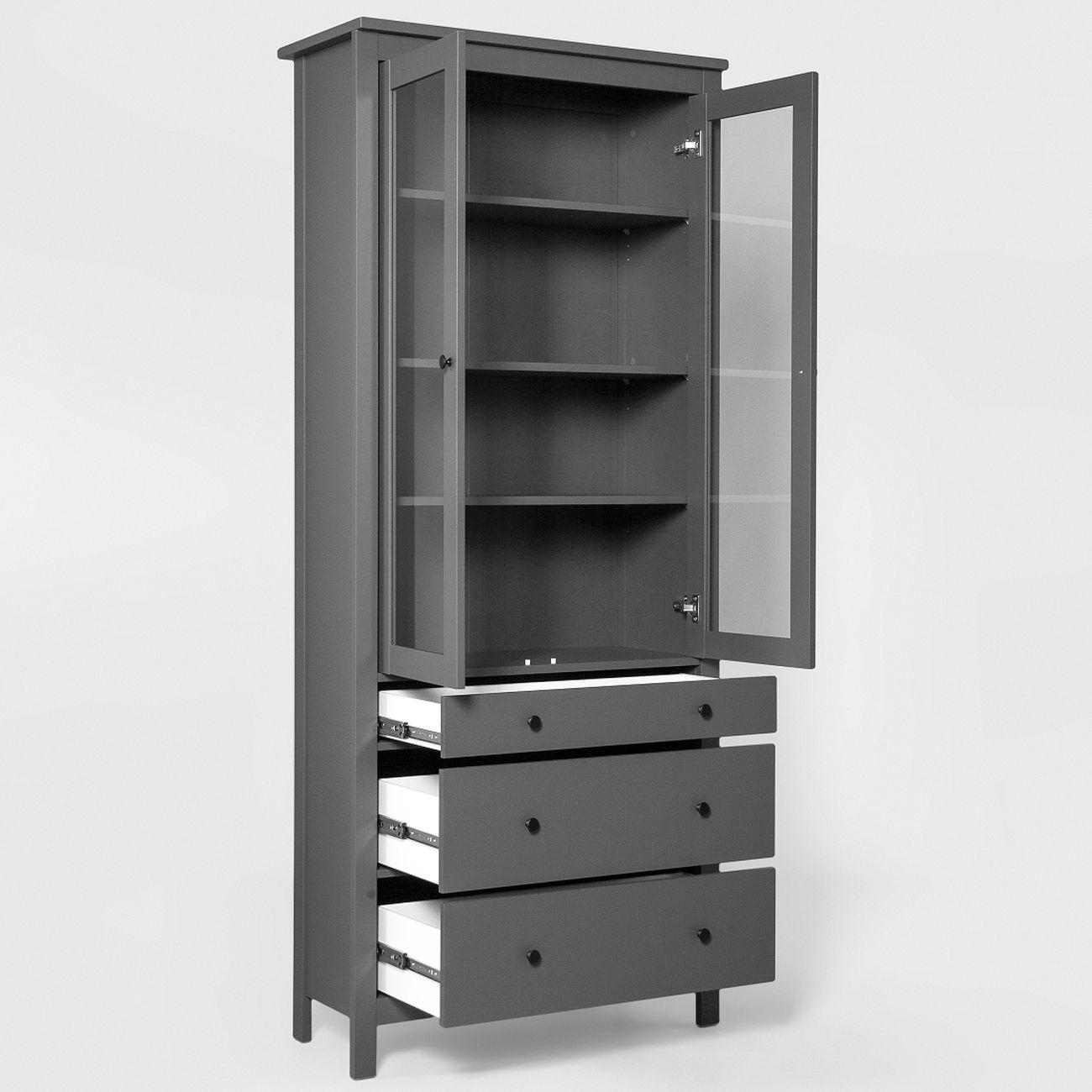 Шкаф Гуд Лакк 2.08.07.130.4 САГА 90 серый