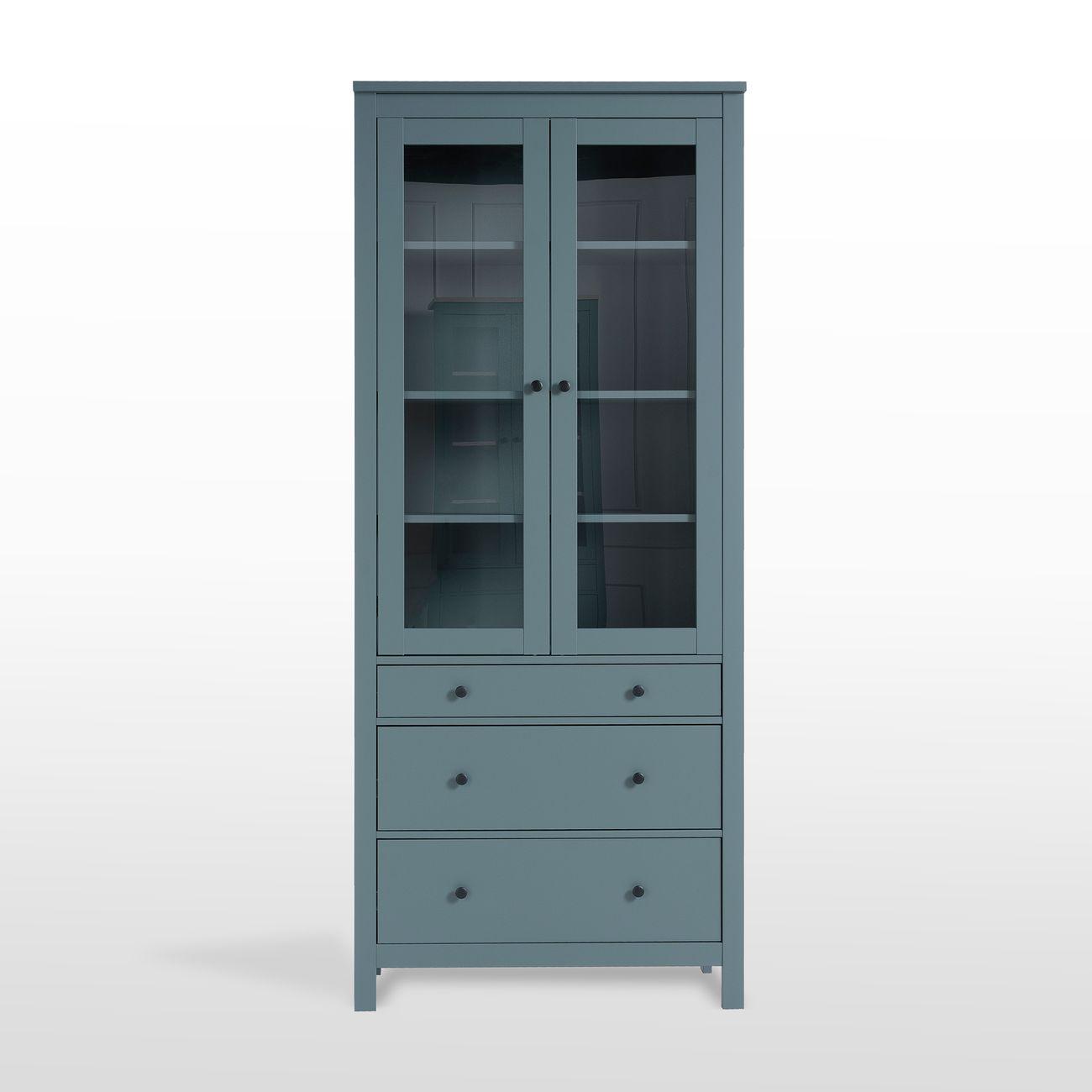 Шкаф Гуд Лакк 2.08.07.130.6 САГА 90 темно-бирюзовый