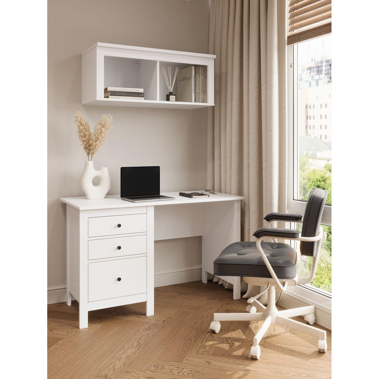 Стол письменный Гуд Лакк 2.08.06.160.1 САГА 120х56 белый