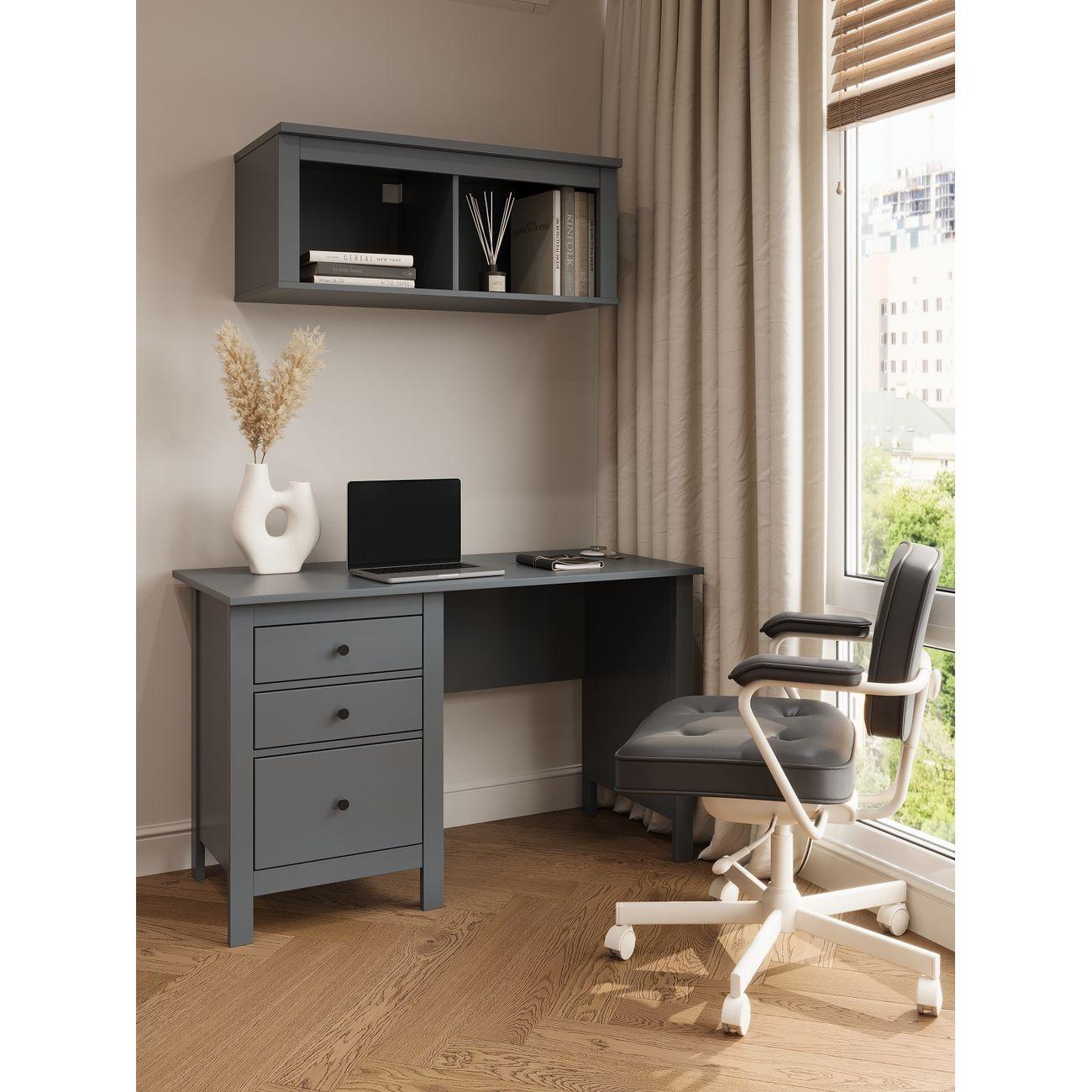 Стол письменный Гуд Лакк 2.08.06.160.4 САГА 120х56 серый