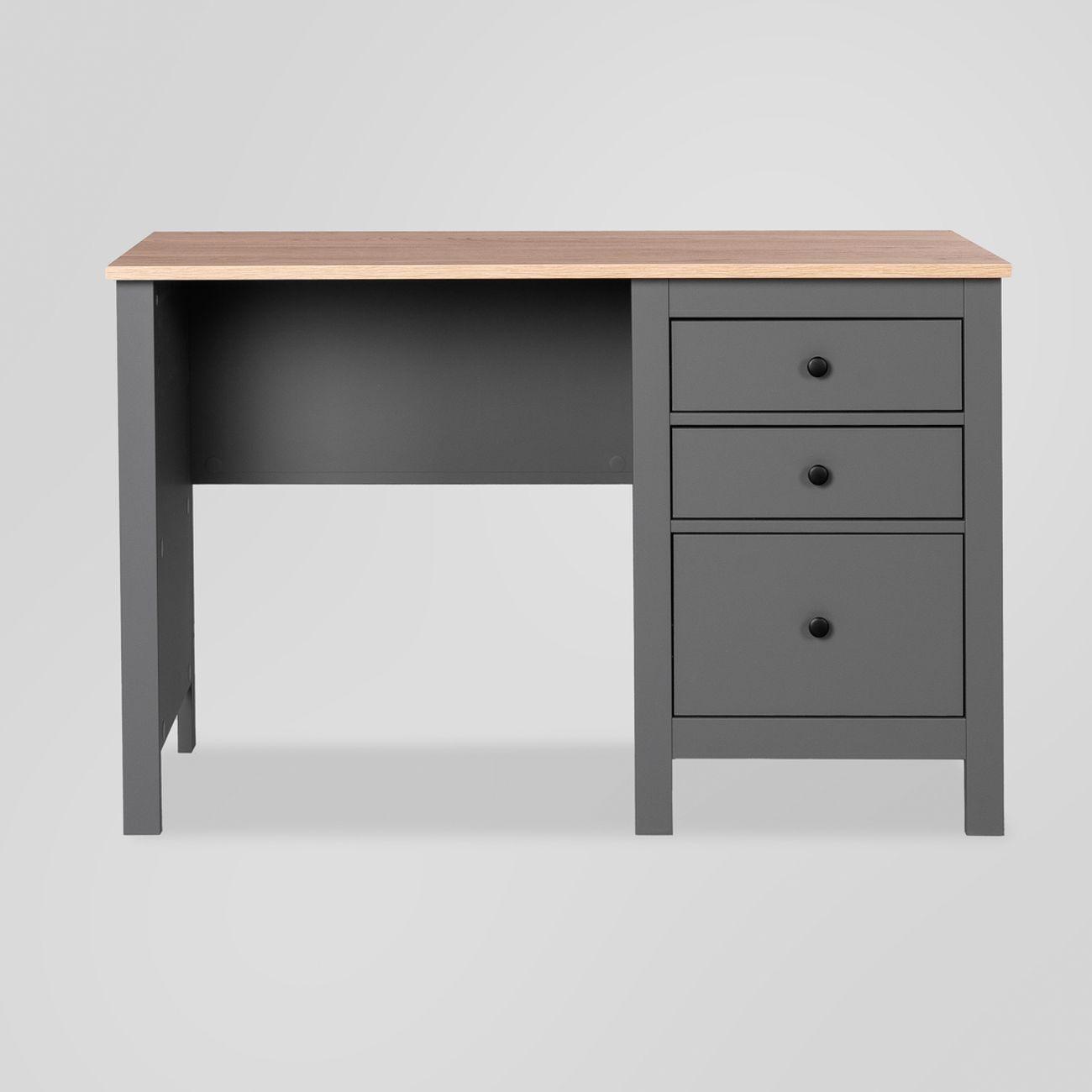 Стол письменный Гуд Лакк 2.08.06.160.15 САГА 120х56 серый/ясень