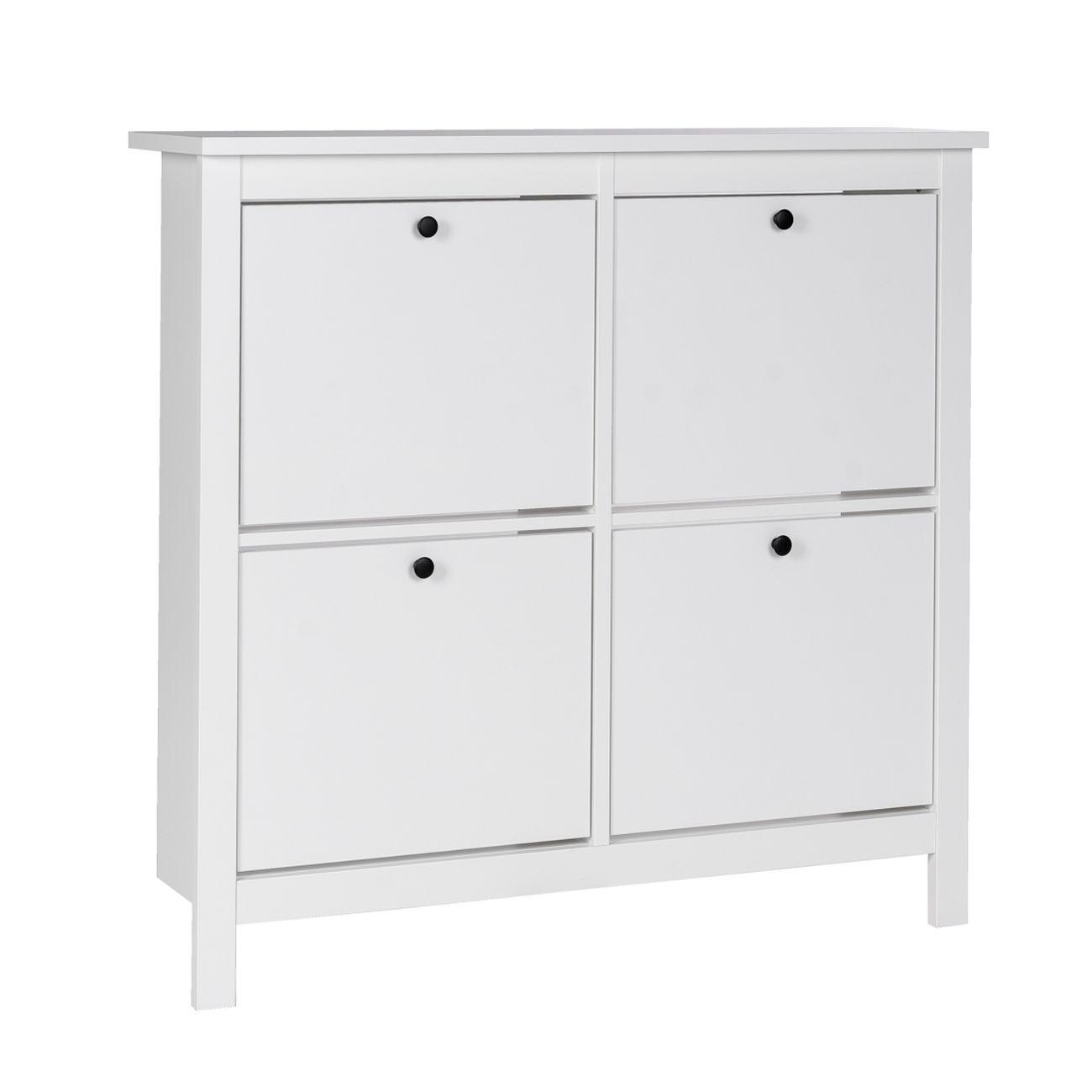 Обувница Гуд Лакк 2.08.10.180.1 САГА 113х108 белая