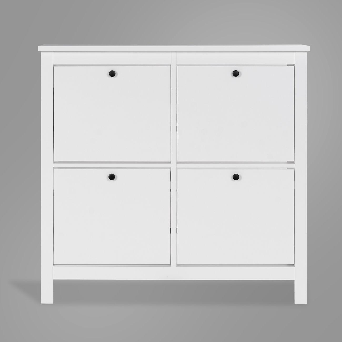 Обувница Гуд Лакк 2.08.10.180.1 САГА 113х108 белая