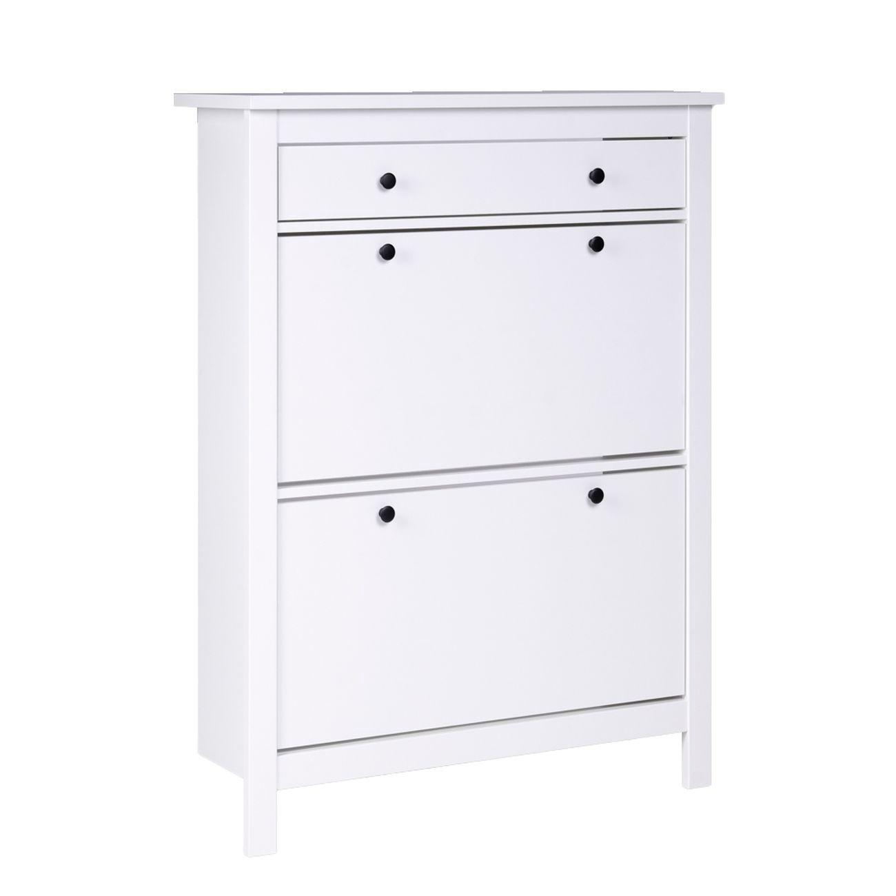 Обувница Гуд Лакк 2.08.10.190.1 САГА 92х122 белая