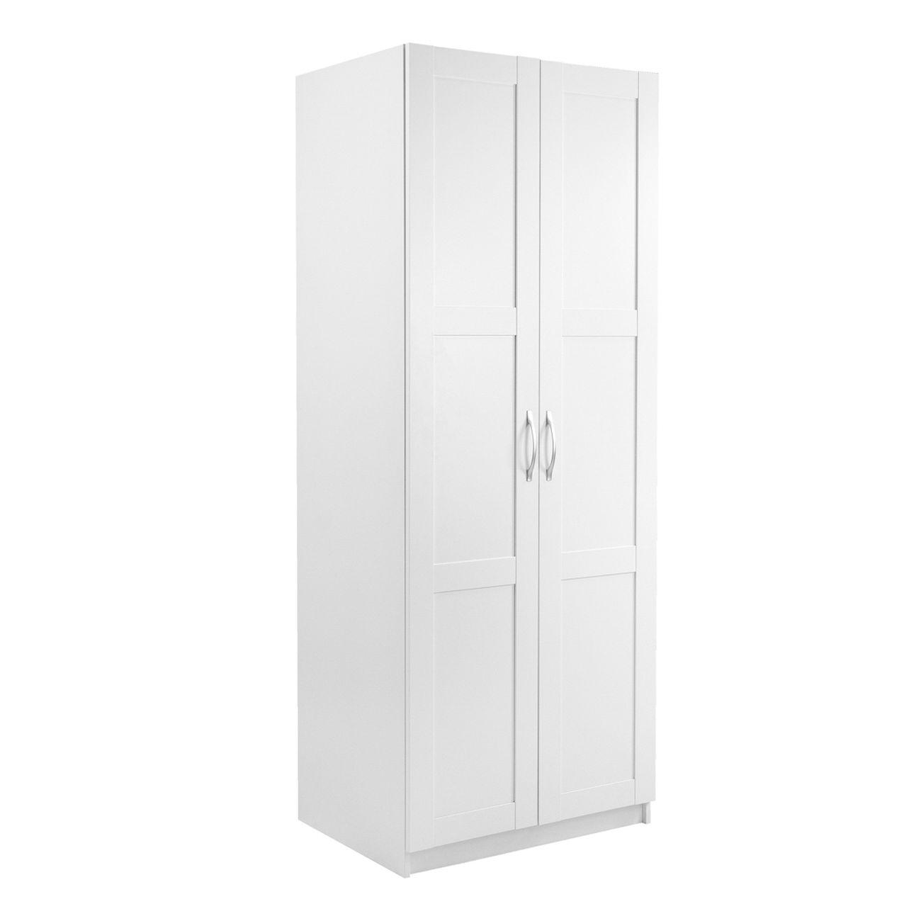 Шкаф Гуд Лакк 2.04.01.080.1 ПЕГАС 2 двери сборные RU белый